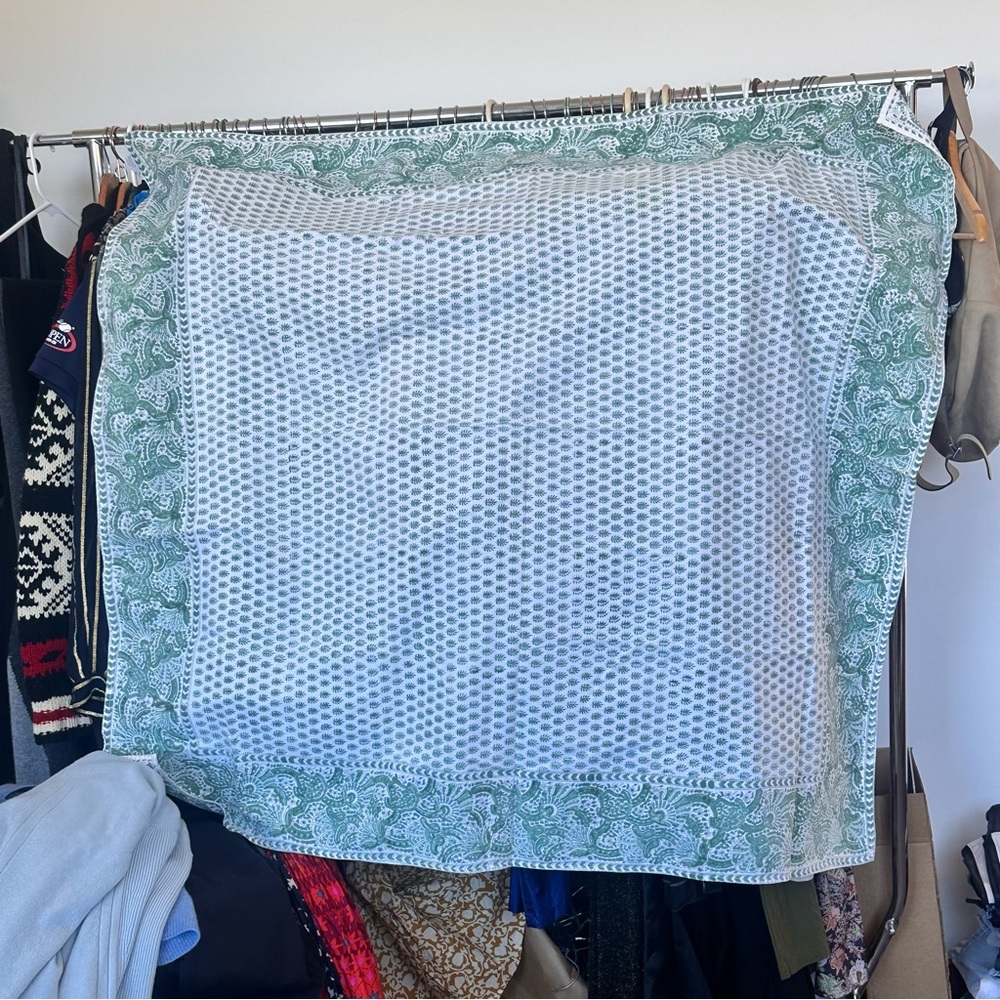 Hand Block Print 100% Cotton Tablecloth - Picture 8 of 9